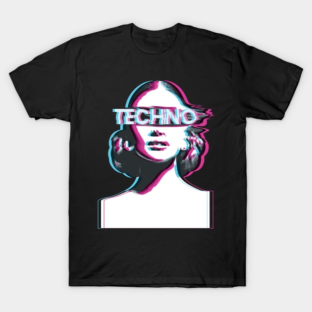 Raver Tshirt Techno T-Shirt by avshirtnation